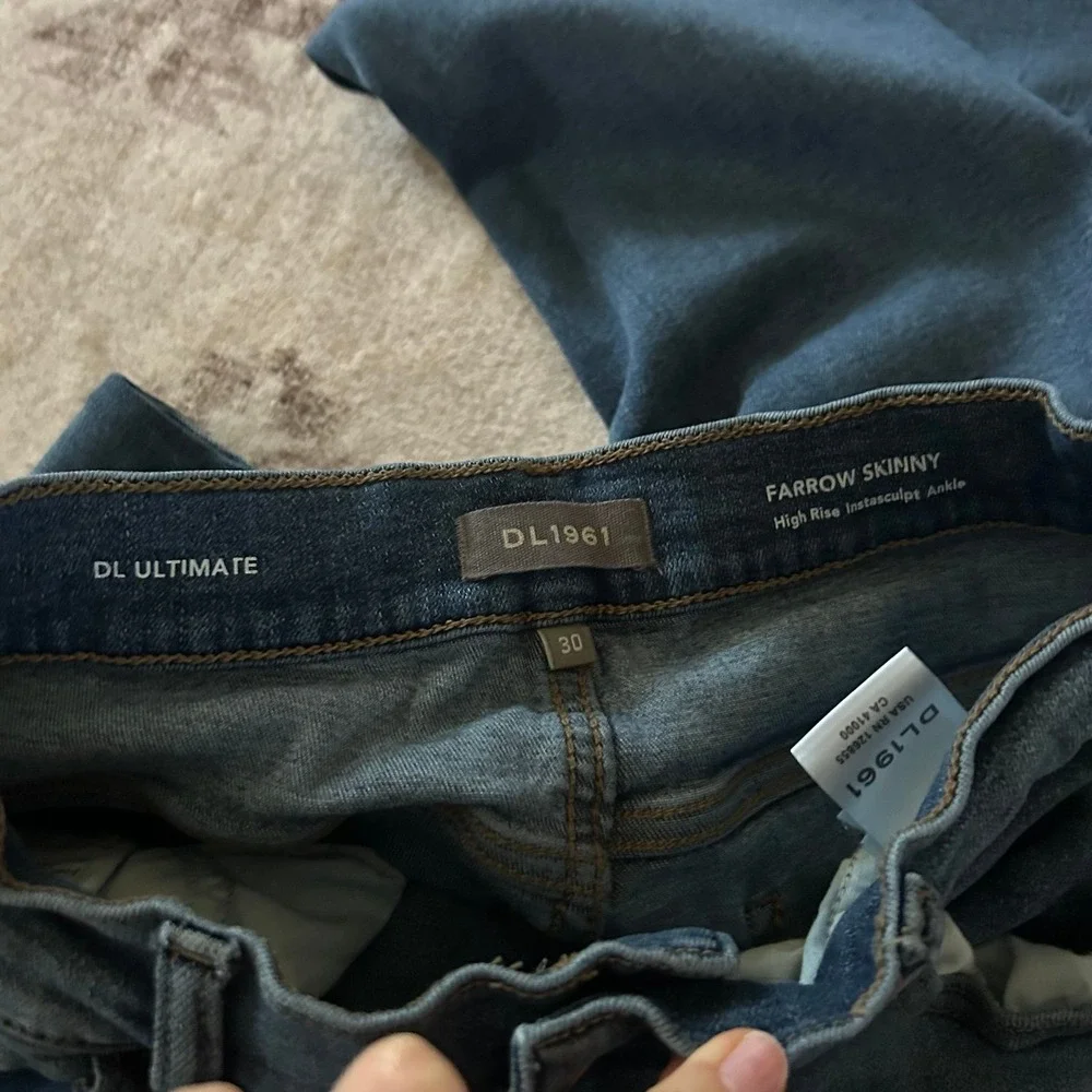 DL1961‎ Farrow Skinny High Rise InstaSculpt Ankle Jeans Size 30 Designer Denim